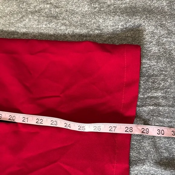 Chochie Casuals Red Bowling Shirt with Martini Embroidery Men’s XL - Picture 9 of 10